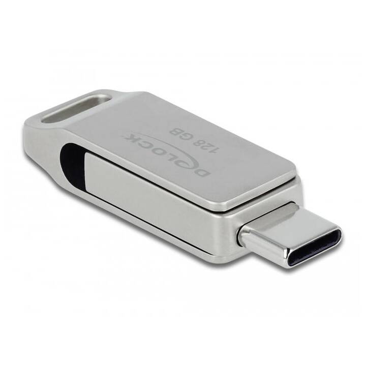 DELOCK Super Speed (128 GB, USB 3.0 Typ-A, USB 3.0 Typ-C)