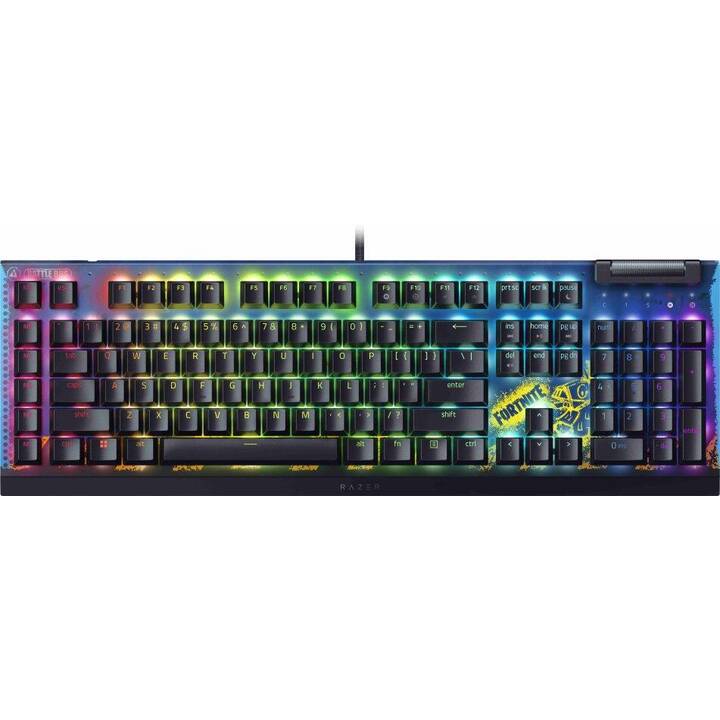 RAZER BlackWidow V4 X (USB, US International, Kabel)