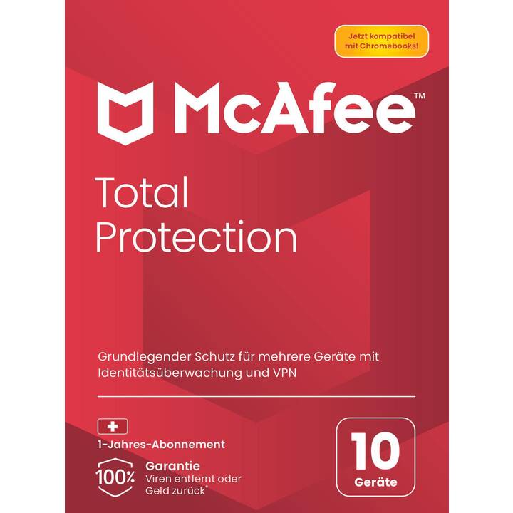 MCAFEE Total Protection (Licenza annuale, 10x, 1 anno, Tedesco)