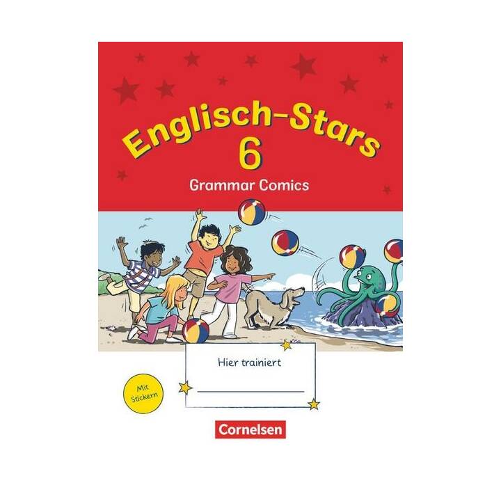 Englisch-Stars, Allgemeine Ausgabe, 6. Schuljahr, Übungsheft Grammar Comics, Mit Lösungen