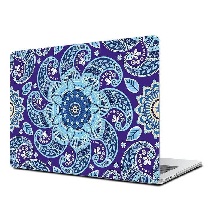 EG Coque rigide (Macbook Air 15" M3 2024, Mandala, Bleu)