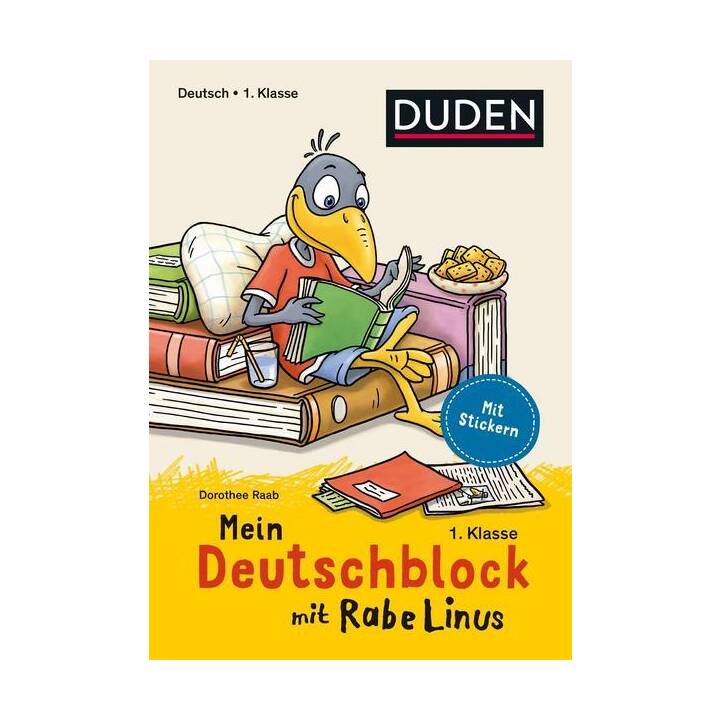 Mein Deutschblock mit Rabe Linus - 1. Klasse