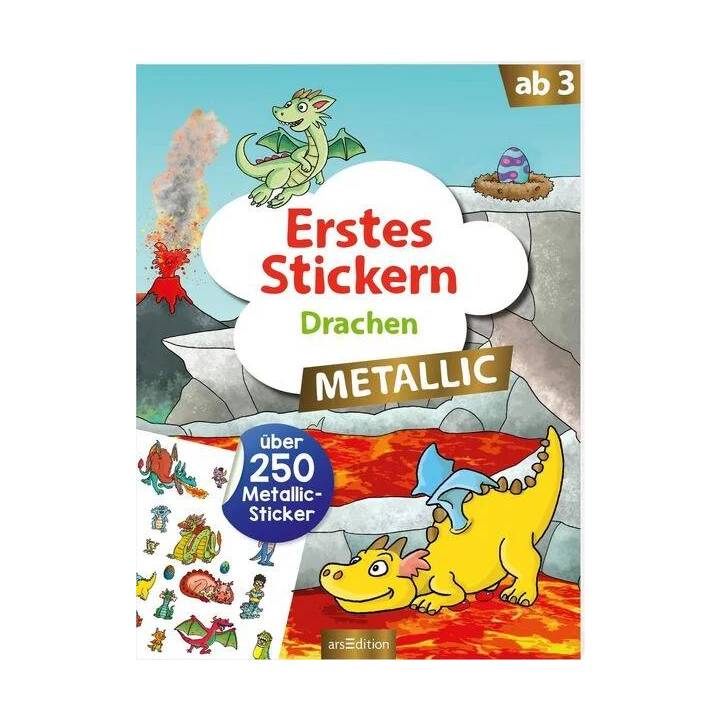 ARS EDITION Stickerbuch (Drache)