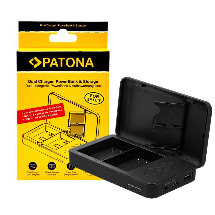 PATONA Nikon EN-EL15 Kamera-Ladegerät