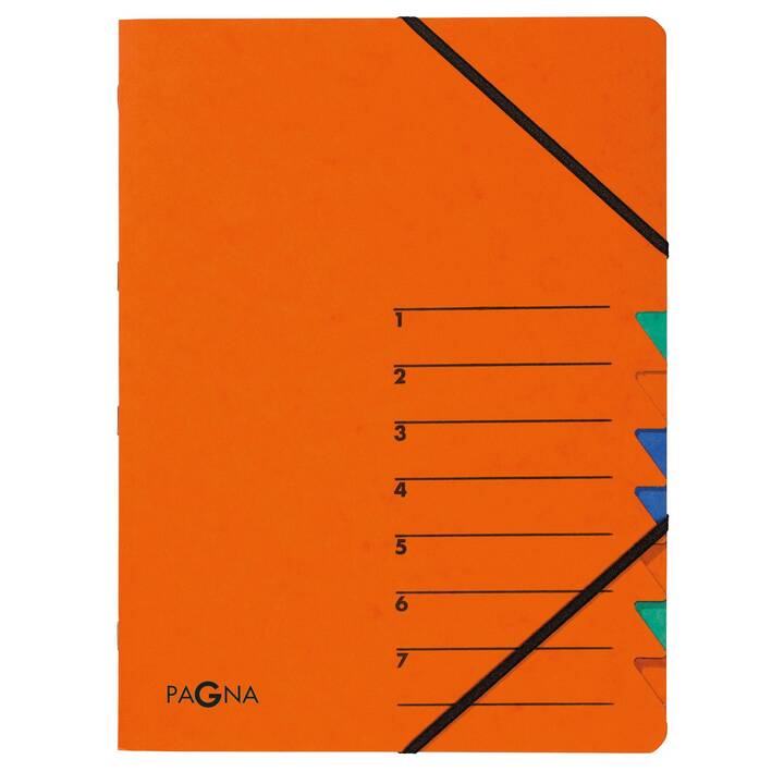 PAGNA Dossier d'index (Orange, A4, 1 pièce)