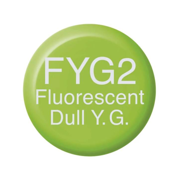 COPIC Encre FG (FYG2) Fluorescent Dull (Vert, 12 ml)