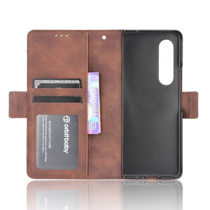 EG Wallet Case für Samsung Galaxy Z FOLD 3 7.6" (2021) - braun