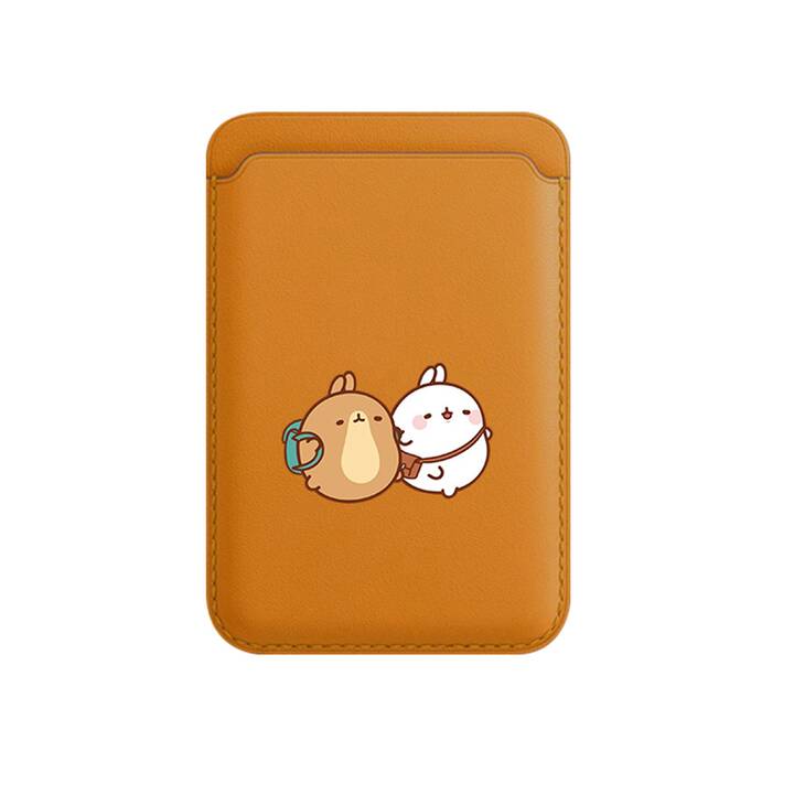 EG Porte-cartes magnétique MagSafe (iPhone 13, iPhone 12, Orange)