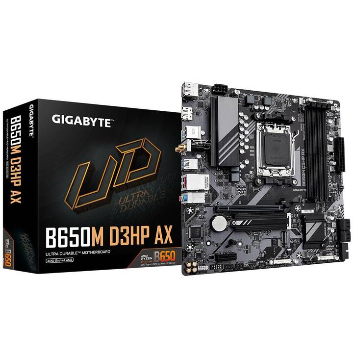 GIGABYTE TECHNOLOGY B650M D3HP AX (AM5, AMD B650, Micro ATX)