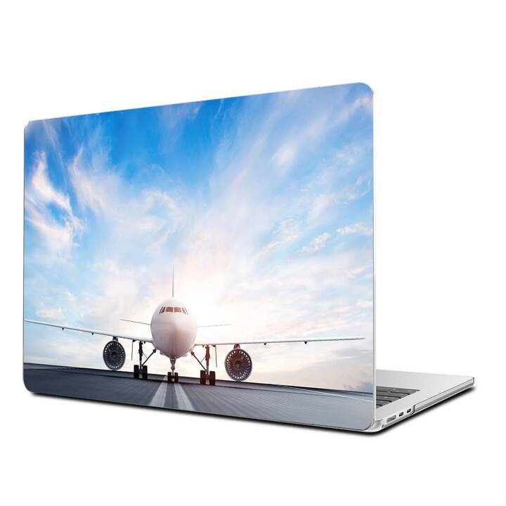 EG Hardcase (MacBook Air 13" M3 2024, Flugzeuge, Blau)
