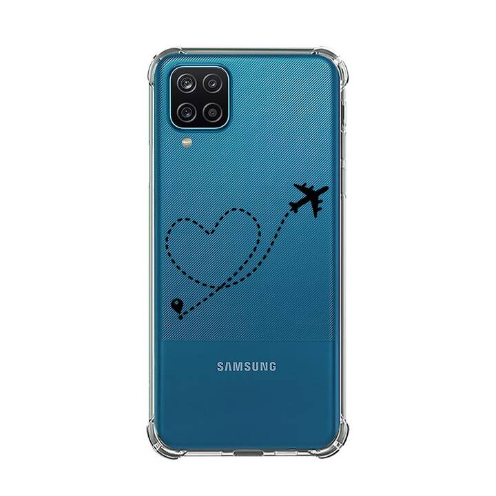 EG Backcover (Galaxy A22 4G, Viaggiare, Transparente)