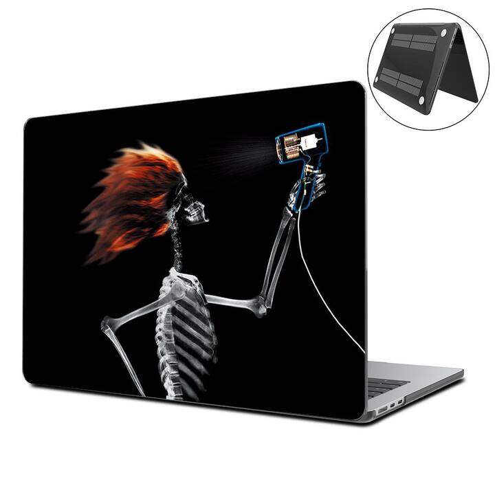 EG Coque rigide (MacBook Air 13" M2 2022, squelette, Noir)