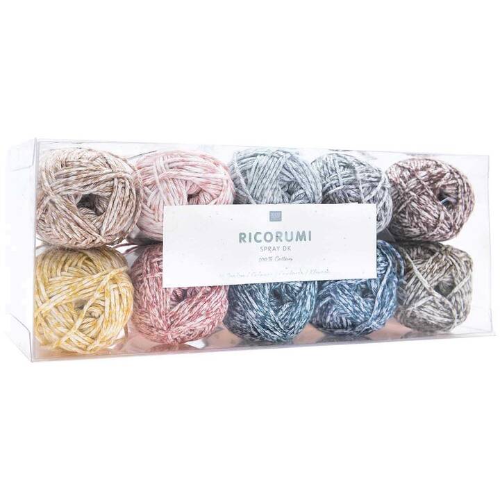 RICO DESIGN Wolle Ricorumi (10 x 25 g, Mehrfarbig)