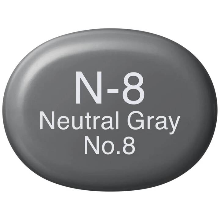 COPIC Grafikmarker Sketch N-8 Neutral Grey No.8 (Grau, 1 Stück)