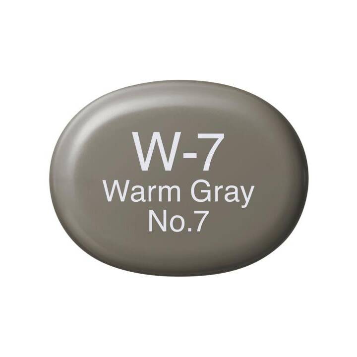 COPIC Marcatori di grafico Sketch W-7 Warm Grey No.7 (Grigio, 1 pezzo)