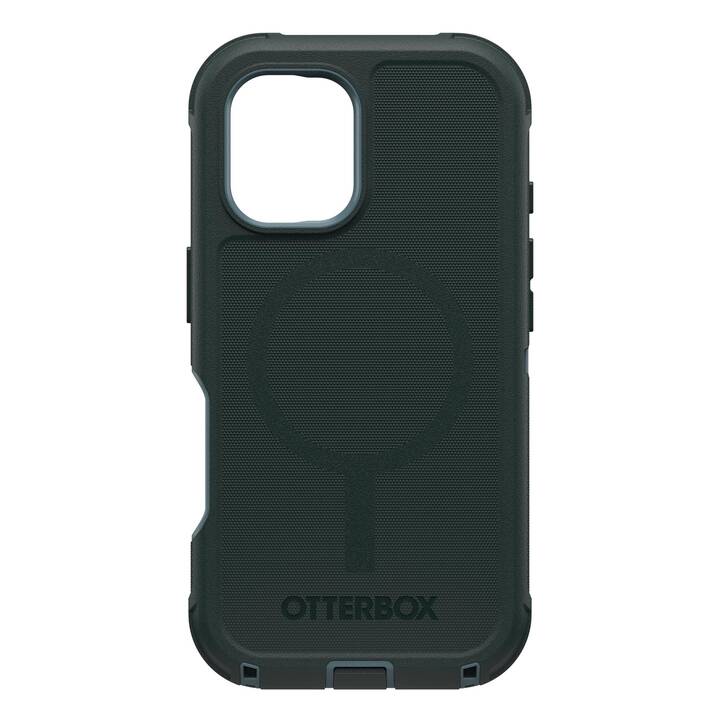 OTTERBOX Backcover MagSafe Defender Series (iPhone 16, Bicolore, Nero, Verde)