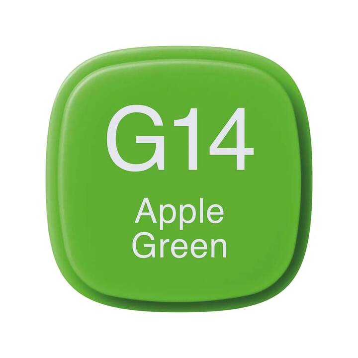 COPIC Marqueur de graphique Classic G14 Apple Green (Vert, 1 pièce)