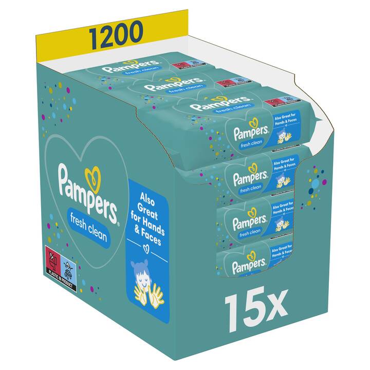 PAMPERS Fresh Clean (1200 pièce)