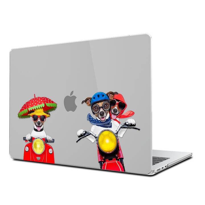 EG Coque rigide (MacBook Air 13" M2 2022, Chiens, Multicolore)