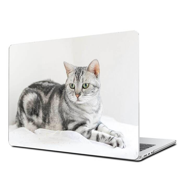 EG Hardcase (MacBook Air 13" M3 2024, Gatti, Grigio)