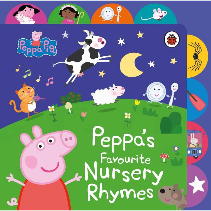 Peppa Pig: Peppa's Favourite Nursery Rhymes. Tabbed Board Book