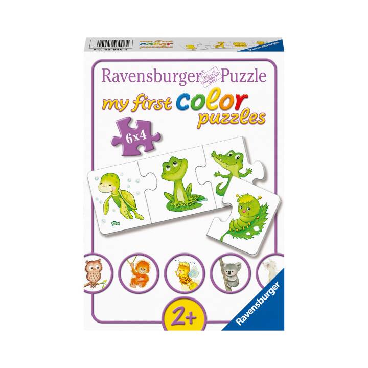 RAVENSBURGER Animali Puzzle (24 x, 4 x)
