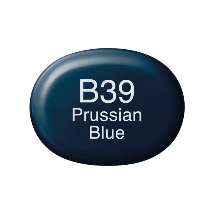 COPIC Marqueur de graphique Sketch B39 - Prussian Blue (Bleu de Prusse, 1 pièce)