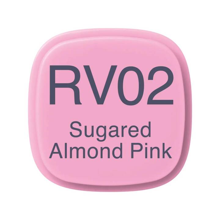 COPIC Marqueur de graphique Classic RV02 Sugared Almond Pink (Rose, 1 pièce)