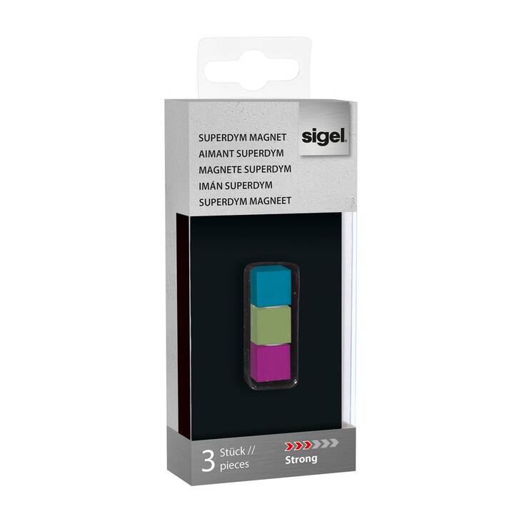 SIGEL SuperDym Magnet (3 Stück)