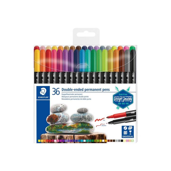 STAEDTLER 3187 Crayon feutre (Multicolore, 36 pièce)