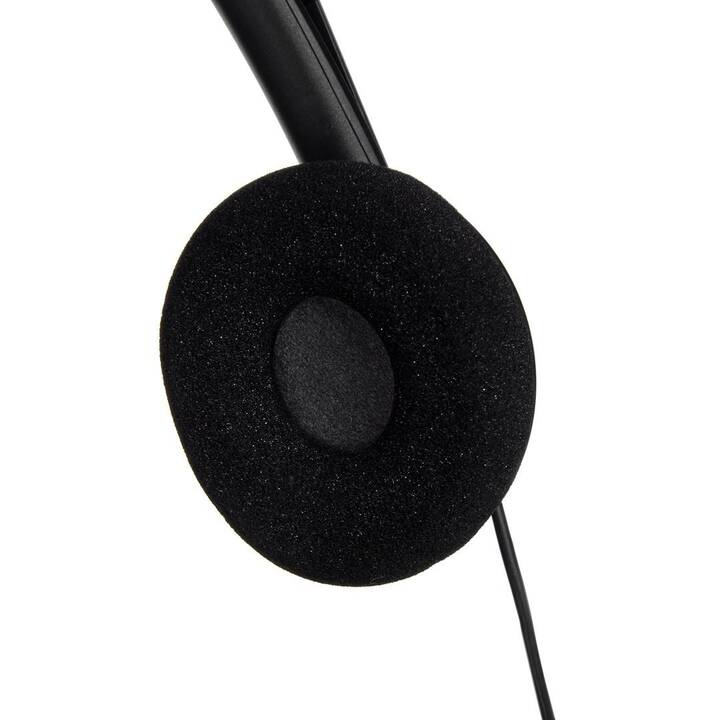 YEALINK Casque micro de bureau UH34 Lite (On-Ear, Câble, Noir)