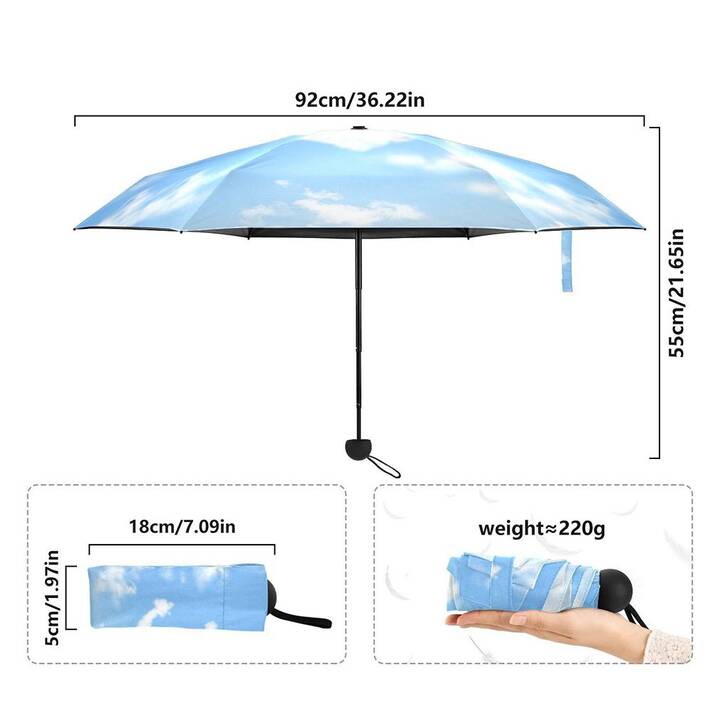EG Parapluie de poche Anchor Ciel (92 cm)