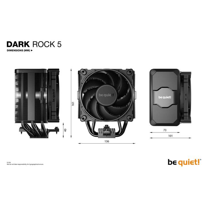 BE QUIET! Dark Rock 5 (120 mm)
