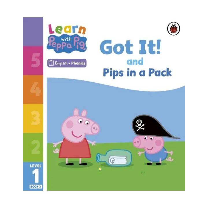 Learn with Peppa Phonics Level 1 Book 3 - Got It! and Pips in a Pack (Phonics Reader). Phonics Reader