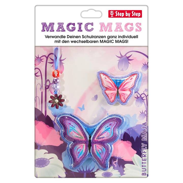 STEP BY STEP Application magnétique Magic Mags Butterfly Maja (Bleu, Pink, Multicolore)