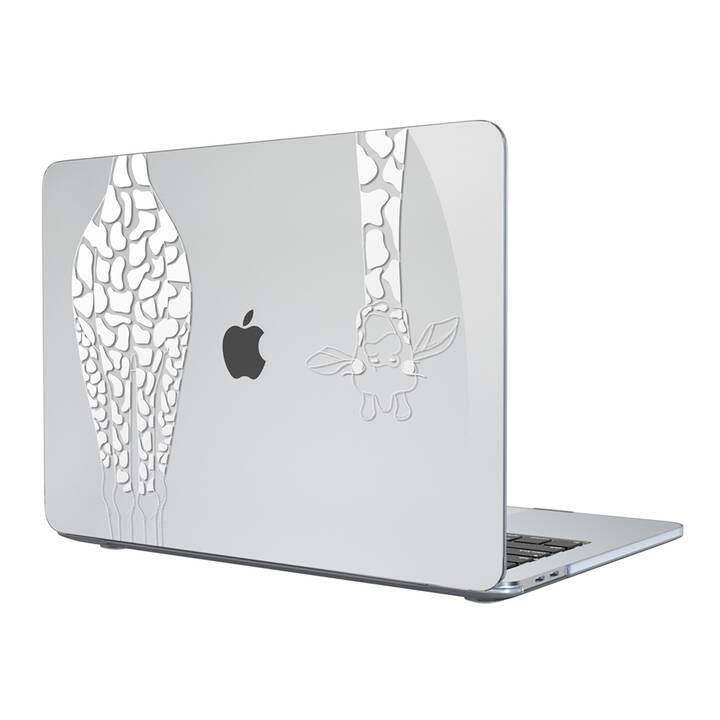 EG Coque rigide (MacBook Air 13" M1 2020, Transparent, Blanc)