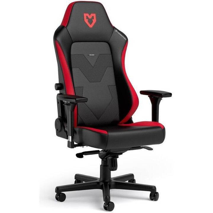 NOBLECHAIRS Gaming Chaise Hero (Noir, Rouge)