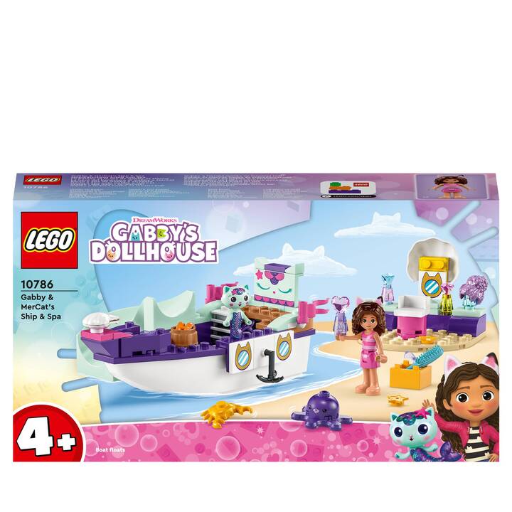 LEGO Gabby's Dollhouse Gabbys und Meerkätzchens Schiff und Spa (10786)