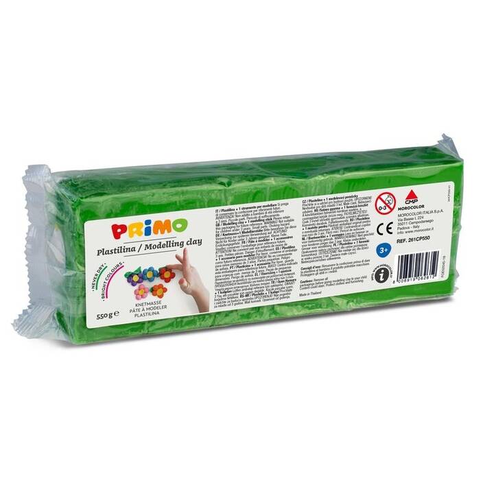 PRIMO Pasta per modellare (550 g, Verde)