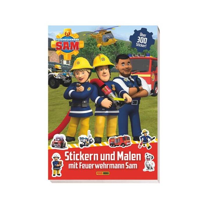 Feuerwehrmann Sam: Stickern und Malen mit Feuerwehrmann Sam