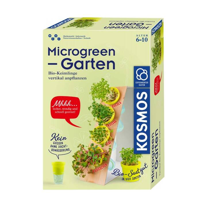 KOSMOS Microgreen-Garten Scatola di sperimentazione (Flora e fauna)