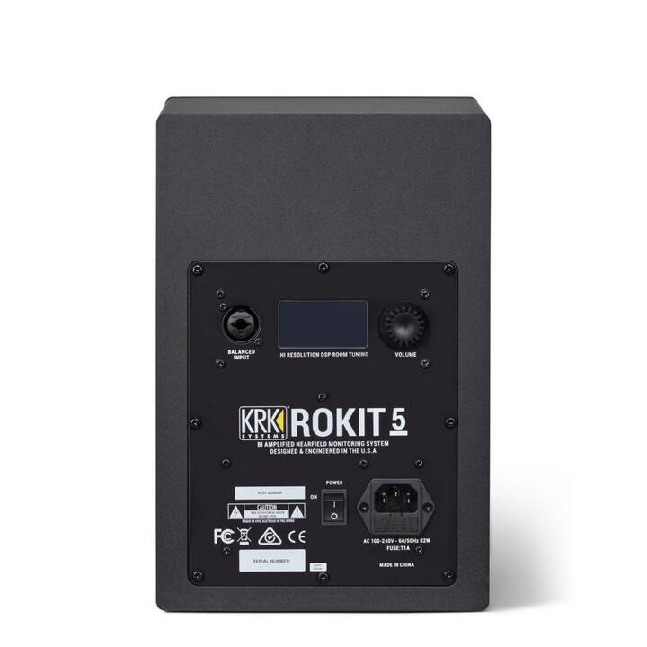 KRK Rokit 5 G4 (55 W, Haut-parleurs du moniteur, Noir)