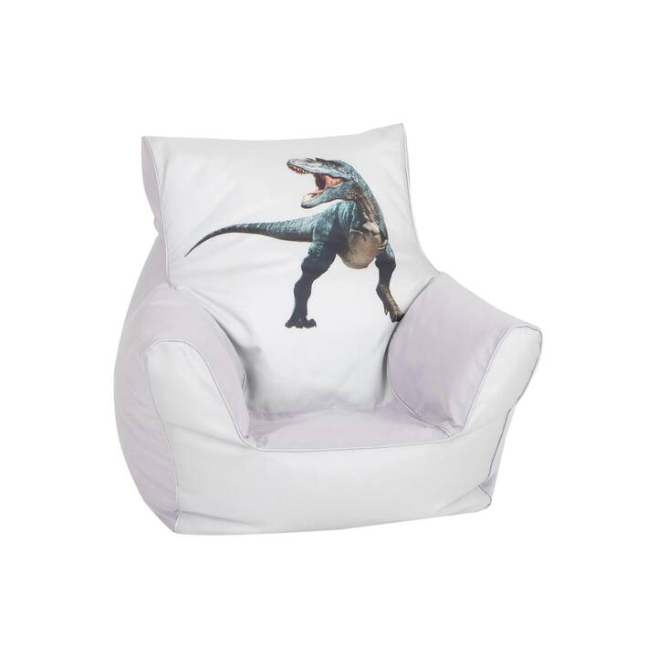 KNORRTOYS Coussin pouf Dino (Gris, Multicolore)