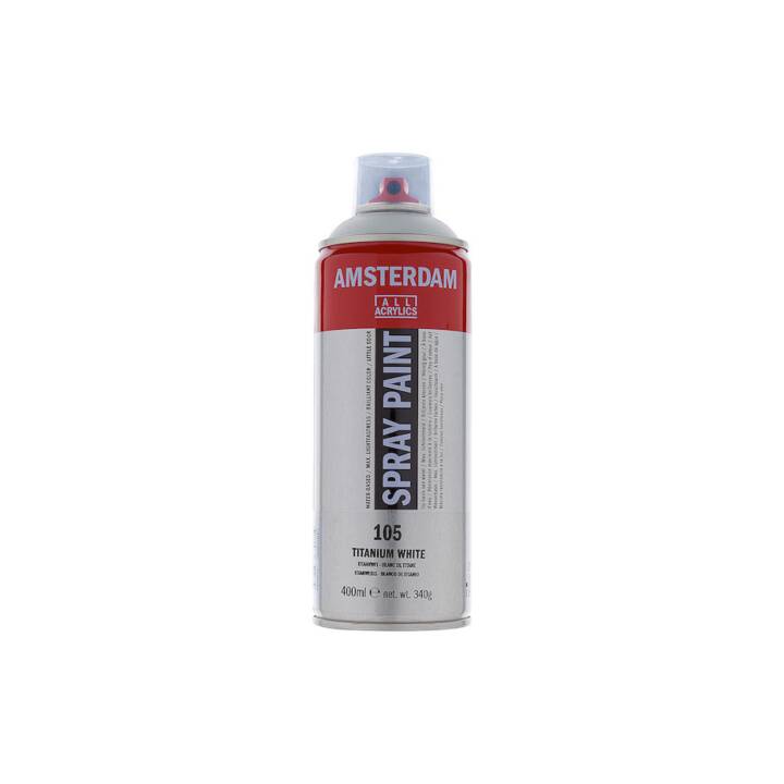 AMSTERDAM Spray de couleur (400 ml, Blanc)