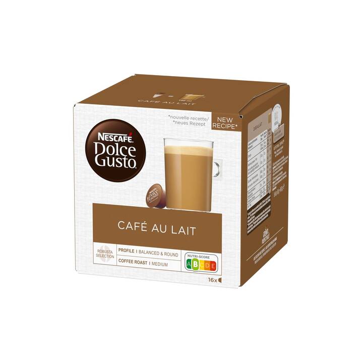 NESCAFÉ DOLCE GUSTO Capsules de Café Café au Lait (16 pièce)