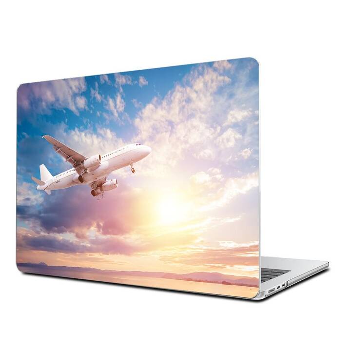 EG Coque rigide (MacBook Air 13" M3 2024, Avion, Multicolore)