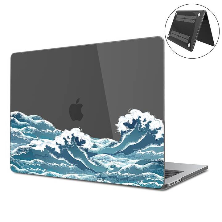 EG Hardcase (MacBook Air 13" M3 2024, Meer, Transparent)