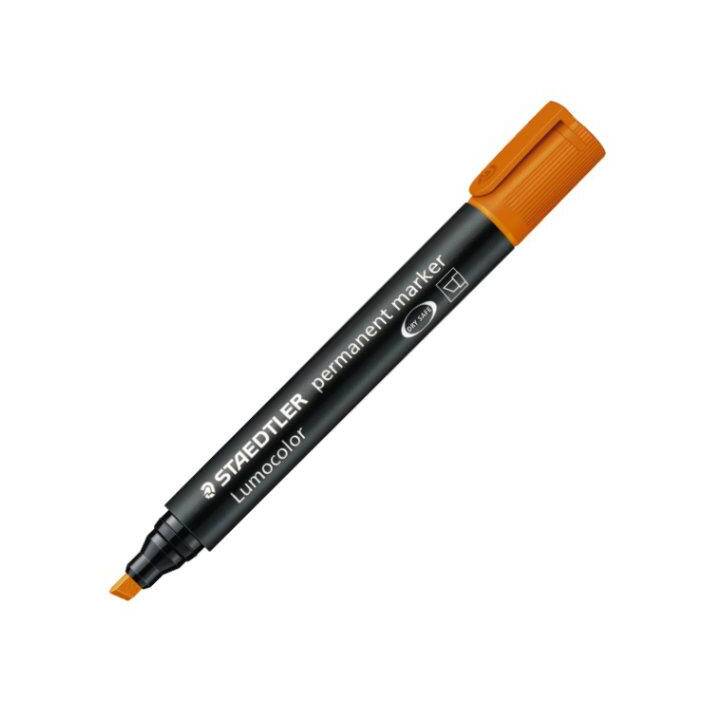 STAEDTLER Marqueur permanent Lumocolor 350 (Orange, 1 pièce)