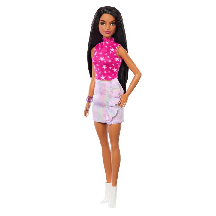 BARBIE Barbie Fashionista Rock Pink and Metallic