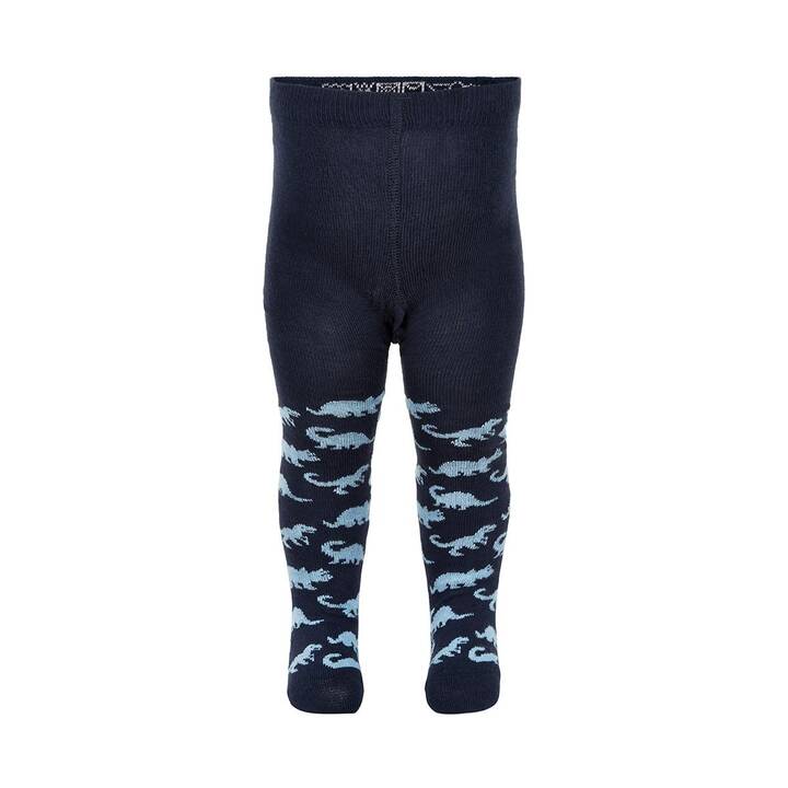 MINYMO Collant pour bébé (104-110, Bleu marine, Bleu clair)